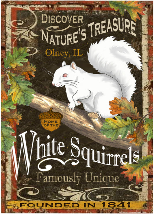 Home of the White Squirrels Poster